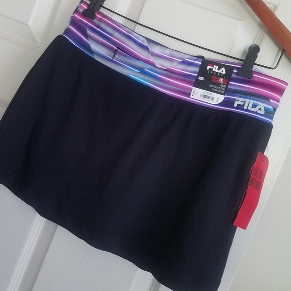 NWT Fila Sport Skort S Contrast Waist NEW - Picture 2 of 6